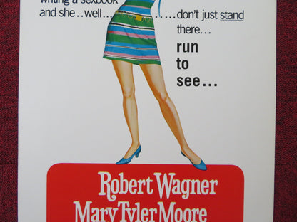 DON'T JUST STAND THERE US INSERT (14"x 36") POSTER R. WAGNER TYLER MOORE 1968 Rendezvous Cinema Movie posters