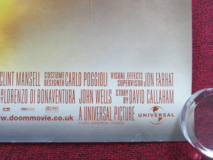 DOOM UK QUAD (30"x 40") ROLLED POSTER DWAYNE JOHNSON KARL URBAN 2005 Rendezvous Cinema Movie posters