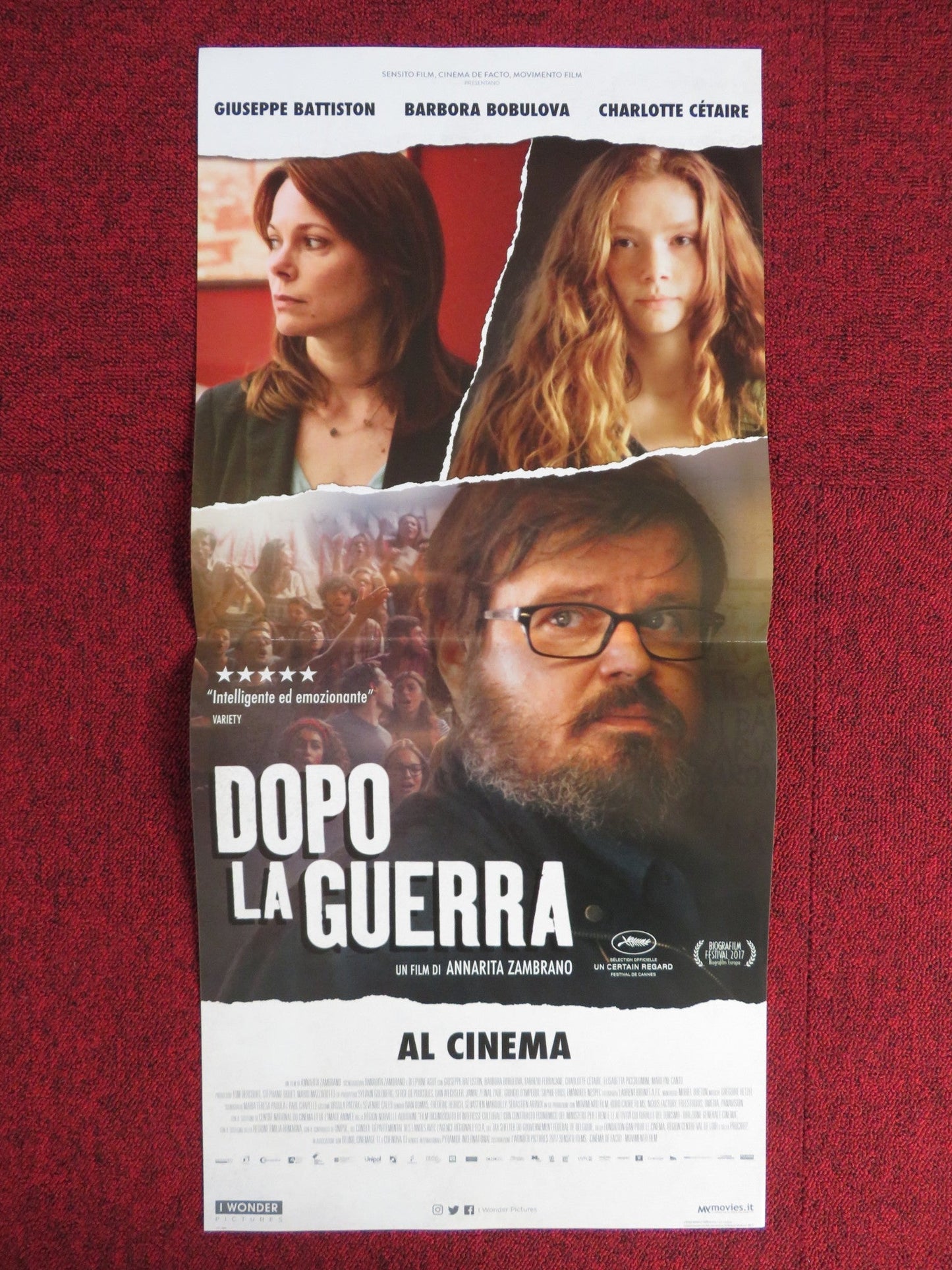 DOPO LA GUERRA ITALIAN LOCANDINA POSTER GIUSEPPE BATTISTON BARBORA BOBULOVA 2017 Rendezvous Cinema Movie posters