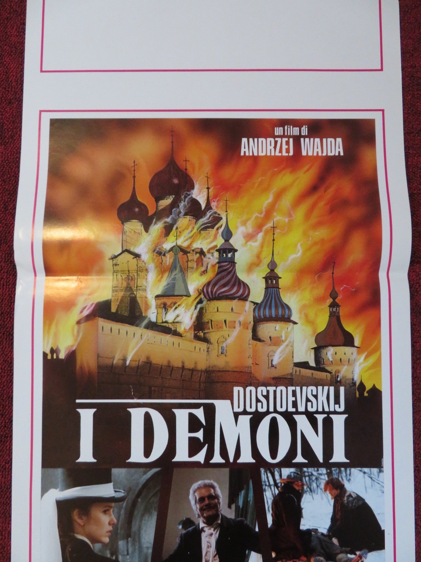 DOSTOEVSKIJ - I DEMONI ITALIAN LOCANDINA POSTER ISABELLE HUPPERT 1989 Rendezvous Cinema Movie posters