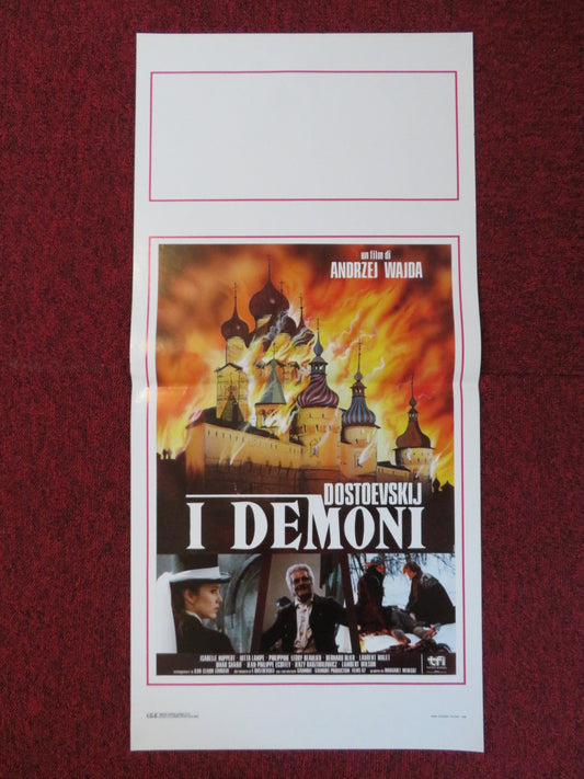DOSTOEVSKIJ - I DEMONI ITALIAN LOCANDINA POSTER ISABELLE HUPPERT 1989 Rendezvous Cinema Movie posters