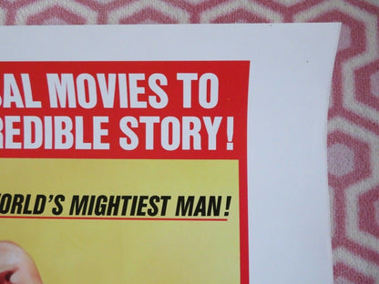 DOUBLE BILL HERCULES HERCULES UNCHAINED 30"x 40" ON CARD ROLLED POSTER 1973 Movie posters