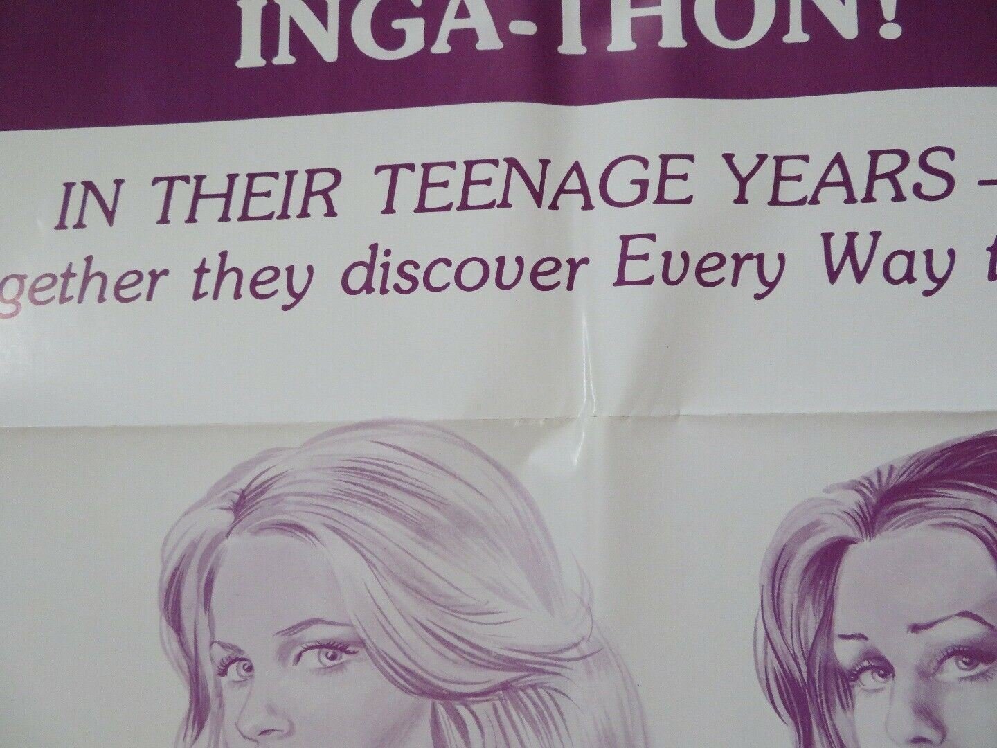 DOUBLE BILL INGA AND GRETA / INGA US ONE SHEET POSTER MARIE LILJEDAHL 1972/68 - Rendezvous Cinema