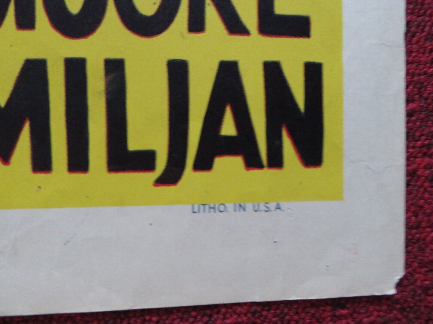 DOUBLE CROSS FOLDED US ONE SHEET POSTER KANE RICHMOND PAULINE MOORE 1941 Movie posters