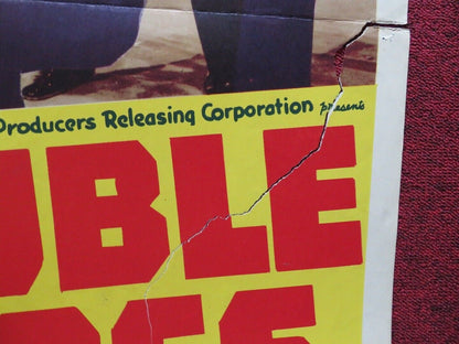 DOUBLE CROSS FOLDED US ONE SHEET POSTER KANE RICHMOND PAULINE MOORE 1941 Movie posters