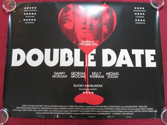 DOUBLE DATE UK QUAD (30"x 40") ROLLED POSTER DANNY MORGAN GEORGIA GROOME 2017 Rendezvous Cinema Movie posters