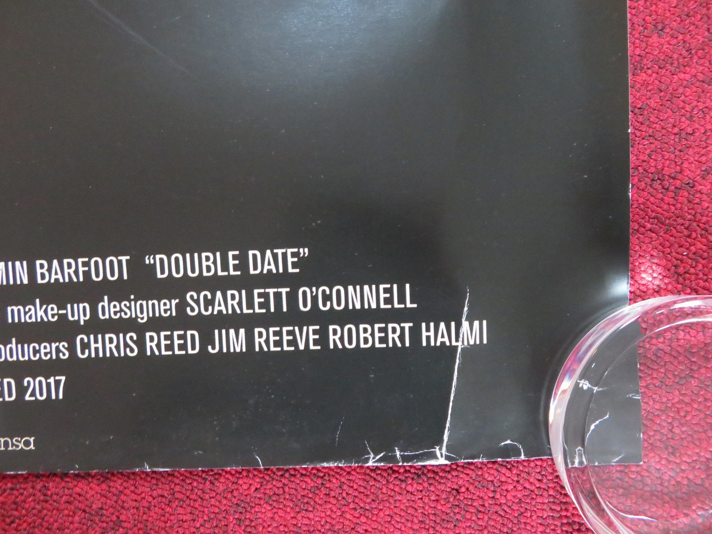 DOUBLE DATE UK QUAD (30"x 40") ROLLED POSTER DANNY MORGAN GEORGIA GROOME 2017 Rendezvous Cinema Movie posters