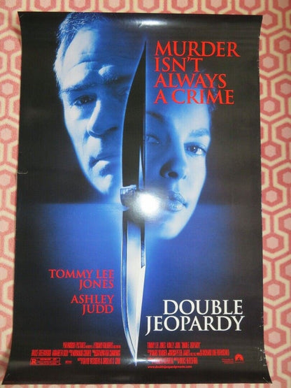 DOUBLE JEOPARDY ONE SHEET ROLLED POSTER TOMMY LEE JONES ASHLEY JUDD 1999 Movie posters