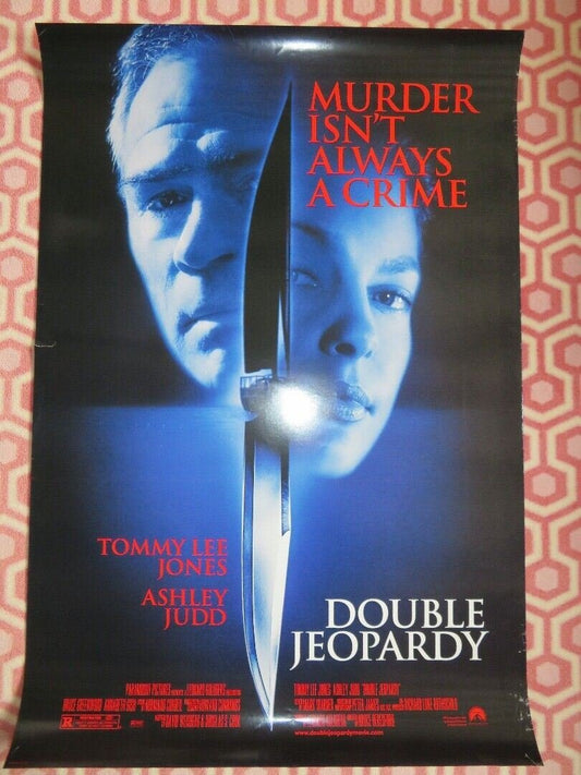 DOUBLE JEOPARDY ONE SHEET ROLLED POSTER TOMMY LEE JONES ASHLEY JUDD 1999 Movie posters