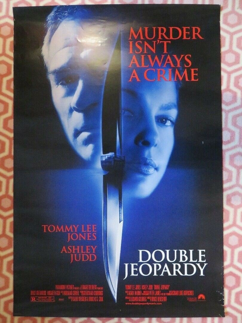 DOUBLE JEOPARDY US ONE SHEET ROLLED POSTER TOMMY LEE JONES ASHLEY JUDD Rendezvous Cinema Movie posters