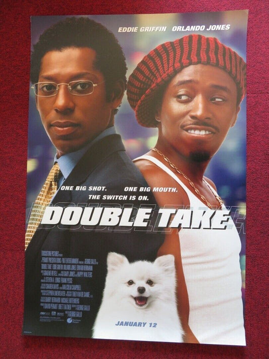 DOUBLE TAKE US ONE SHEET ROLLED POSTER EDDIE GRIFFIN ORLANDO JONES 2001 Movie posters