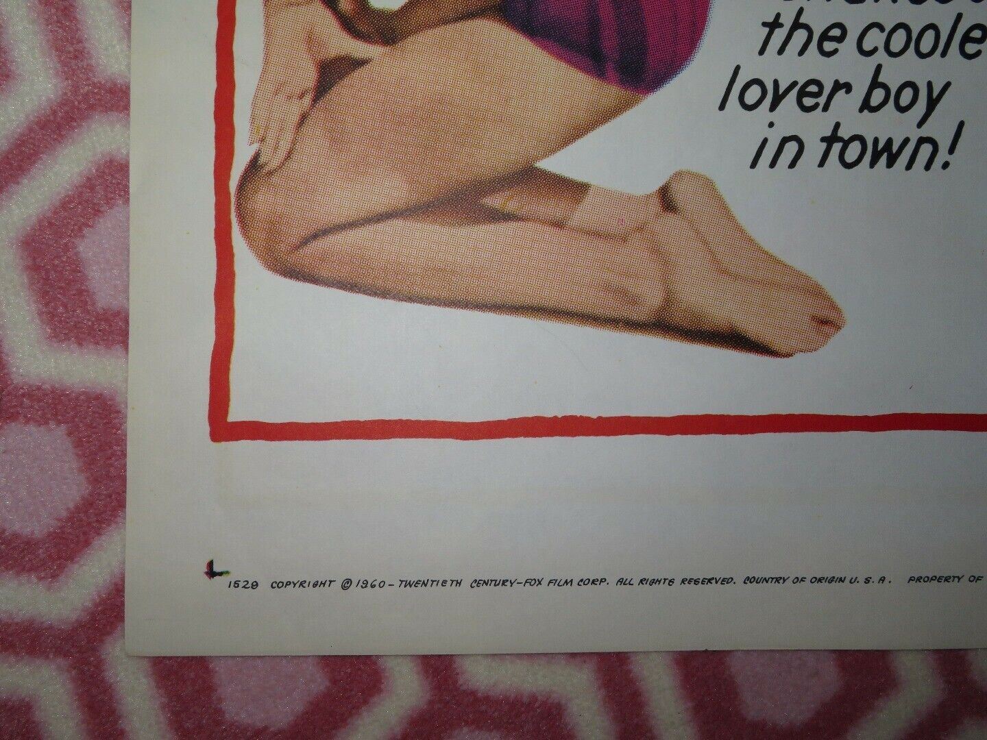 DOUBLE TROUBLE /SWINGIN' ALONG FOLDED US ONE SHEET POSTER TOMMY NONAN 1961 Movie posters