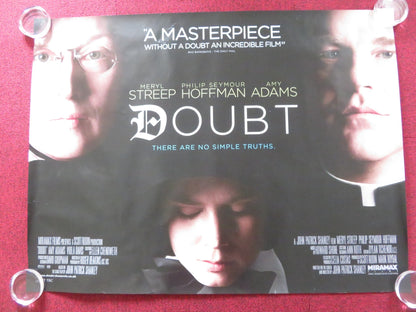 DOUBT UK QUAD ROLLED POSTER PHILIP SEYMOUR HOFFMAN MERYL STREEP 2008 Rendezvous Cinema Movie posters