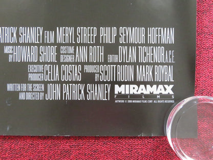 DOUBT UK QUAD ROLLED POSTER PHILIP SEYMOUR HOFFMAN MERYL STREEP 2008 Rendezvous Cinema Movie posters