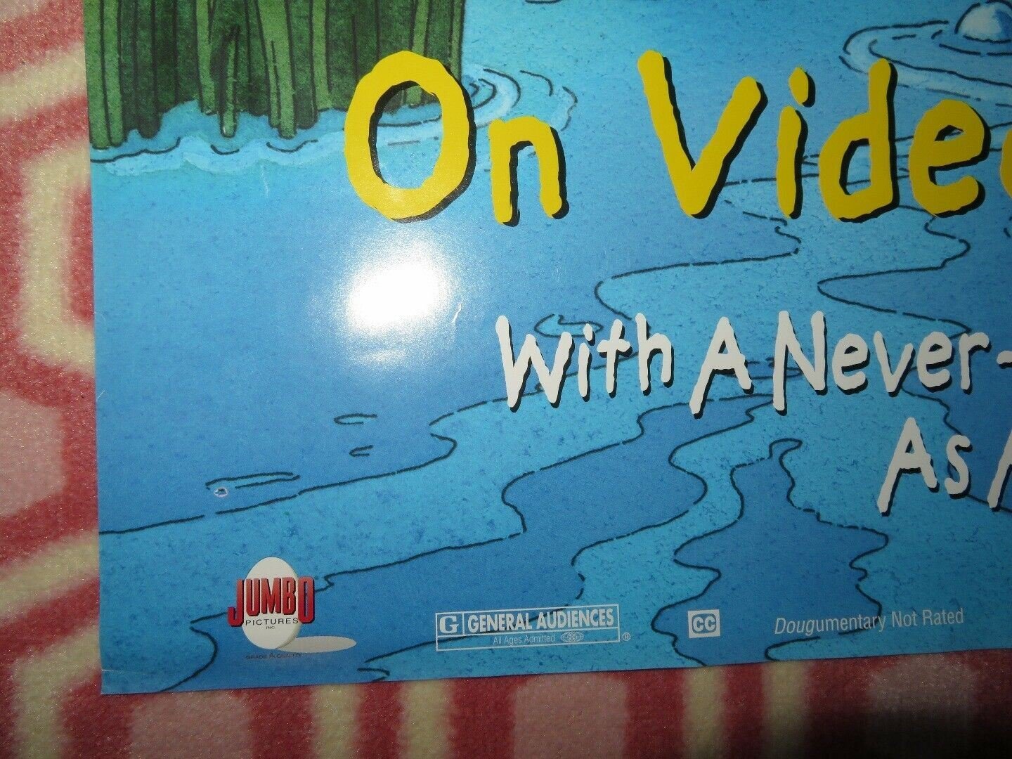 DOUG'S 1ST MOVIE VIDEO ONE SHEET POSTER FOLDED (40"X26") DISNEY 1999 Movie posters