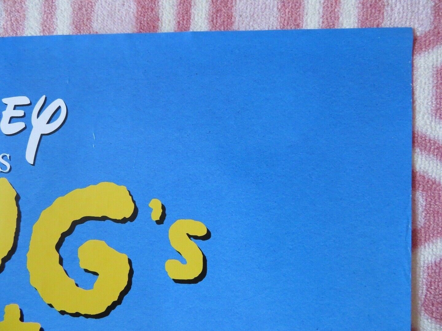 DOUG'S 1ST MOVIE VIDEO ONE SHEET POSTER FOLDED (40"X26") DISNEY 1999 Movie posters