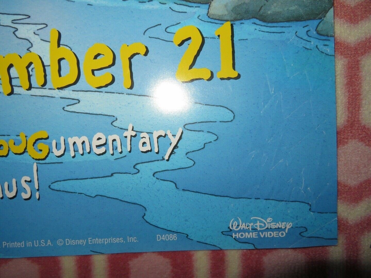 DOUG'S 1ST MOVIE VIDEO ONE SHEET POSTER FOLDED (40"X26") DISNEY 1999 Movie posters