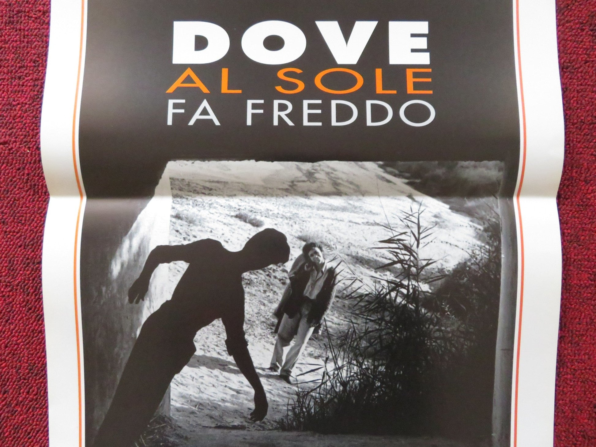 DOVE AL SOLE FA FREDDO ITALIAN LOCANDINA POSTER OANA PELLEA GHEORGHE VISU 1993 Rendezvous Cinema Movie posters