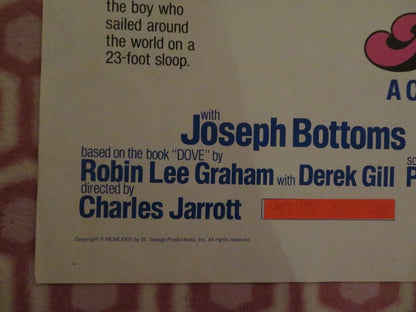 DOVE FOLDED US ONE SHEET POSTER J. BOTTOMS DEBORAH RAFFIN 1974 Movie posters