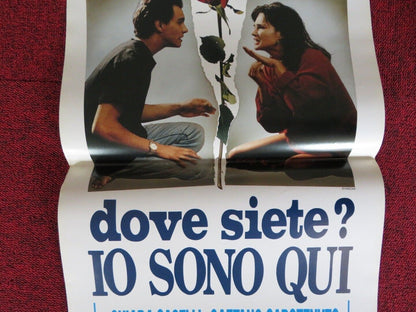 DOVE SIETE? IO SONO QUI ITALIAN LOCANDINA (27.5"x13") POSTER 1993 Movie posters