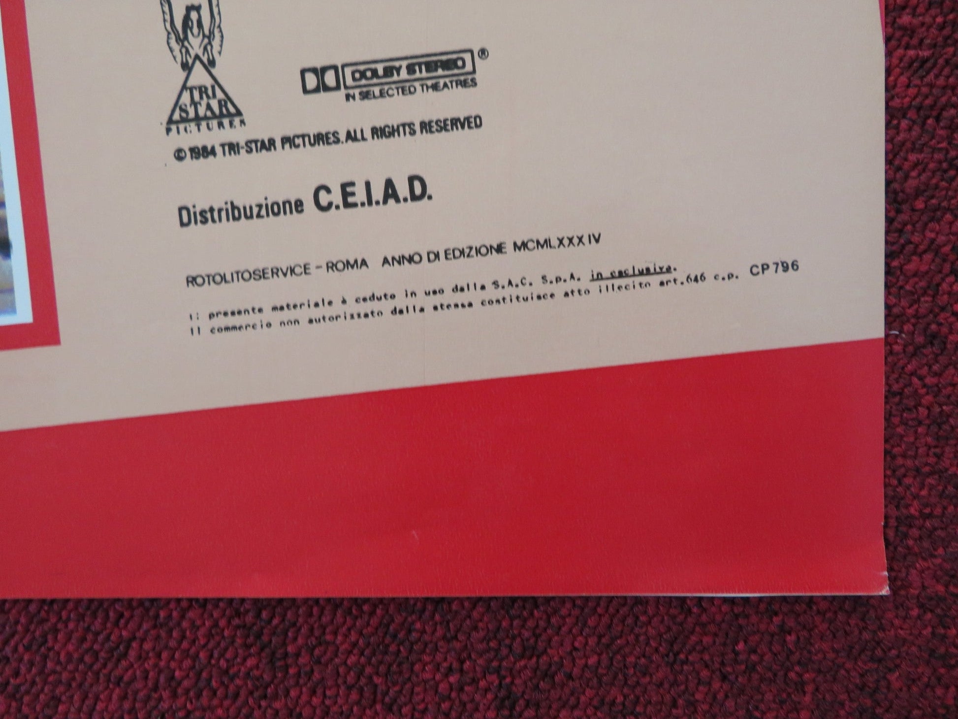 DOVE STANNO I RAGAZZI - A ITALIAN FOTOBUSTA POSTER LISA HARTMAN LORNA LUFT 1984 Rendezvous Cinema Movie posters