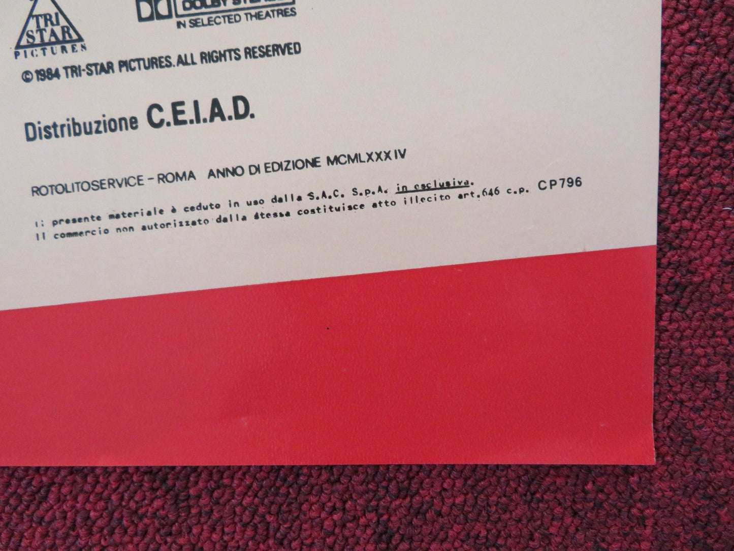 DOVE STANNO I RAGAZZI - C ITALIAN FOTOBUSTA POSTER LISA HARTMAN LORNA LUFT 1984 Rendezvous Cinema Movie posters