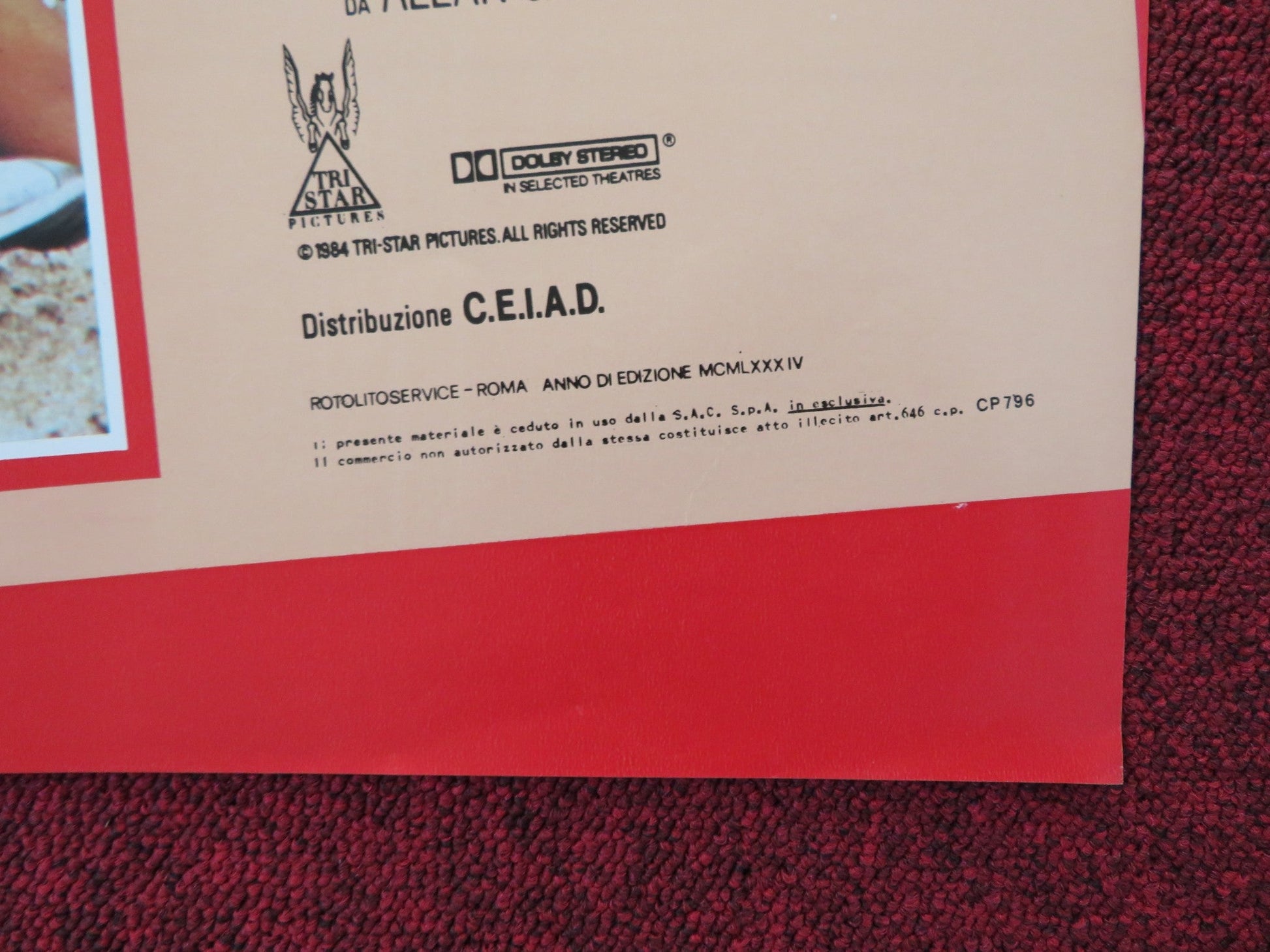 DOVE STANNO I RAGAZZI - D ITALIAN FOTOBUSTA POSTER LISA HARTMAN LORNA LUFT 1984 Rendezvous Cinema Movie posters