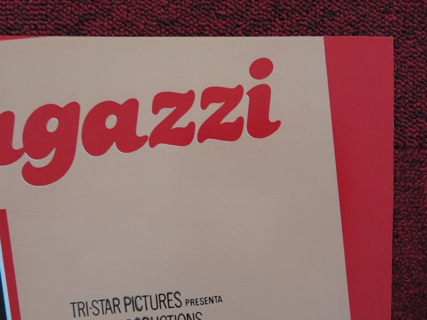 DOVE STANNO I RAGAZZI - E ITALIAN FOTOBUSTA POSTER LISA HARTMAN LORNA LUFT 1984 Rendezvous Cinema Movie posters