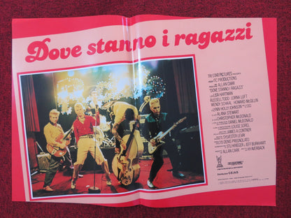 DOVE STANNO I RAGAZZI - E ITALIAN FOTOBUSTA POSTER LISA HARTMAN LORNA LUFT 1984 Rendezvous Cinema Movie posters