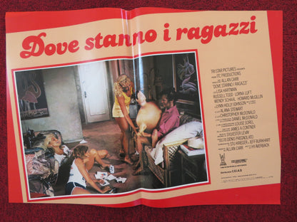 DOVE STANNO I RAGAZZI - F ITALIAN FOTOBUSTA POSTER LISA HARTMAN LORNA LUFT 1984 Rendezvous Cinema Movie posters