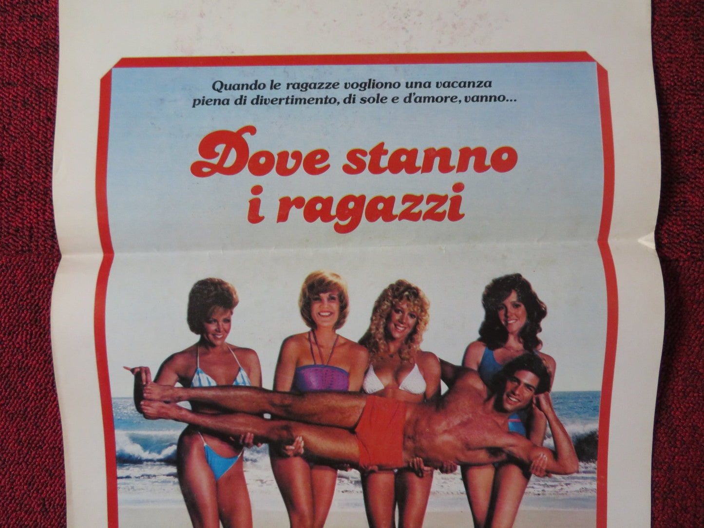 DOVE STANNO I RAGAZZI ITALIAN LOCANDINA POSTER LISA HARTMAN RUSSELL TODD 1984 Rendezvous Cinema Movie posters