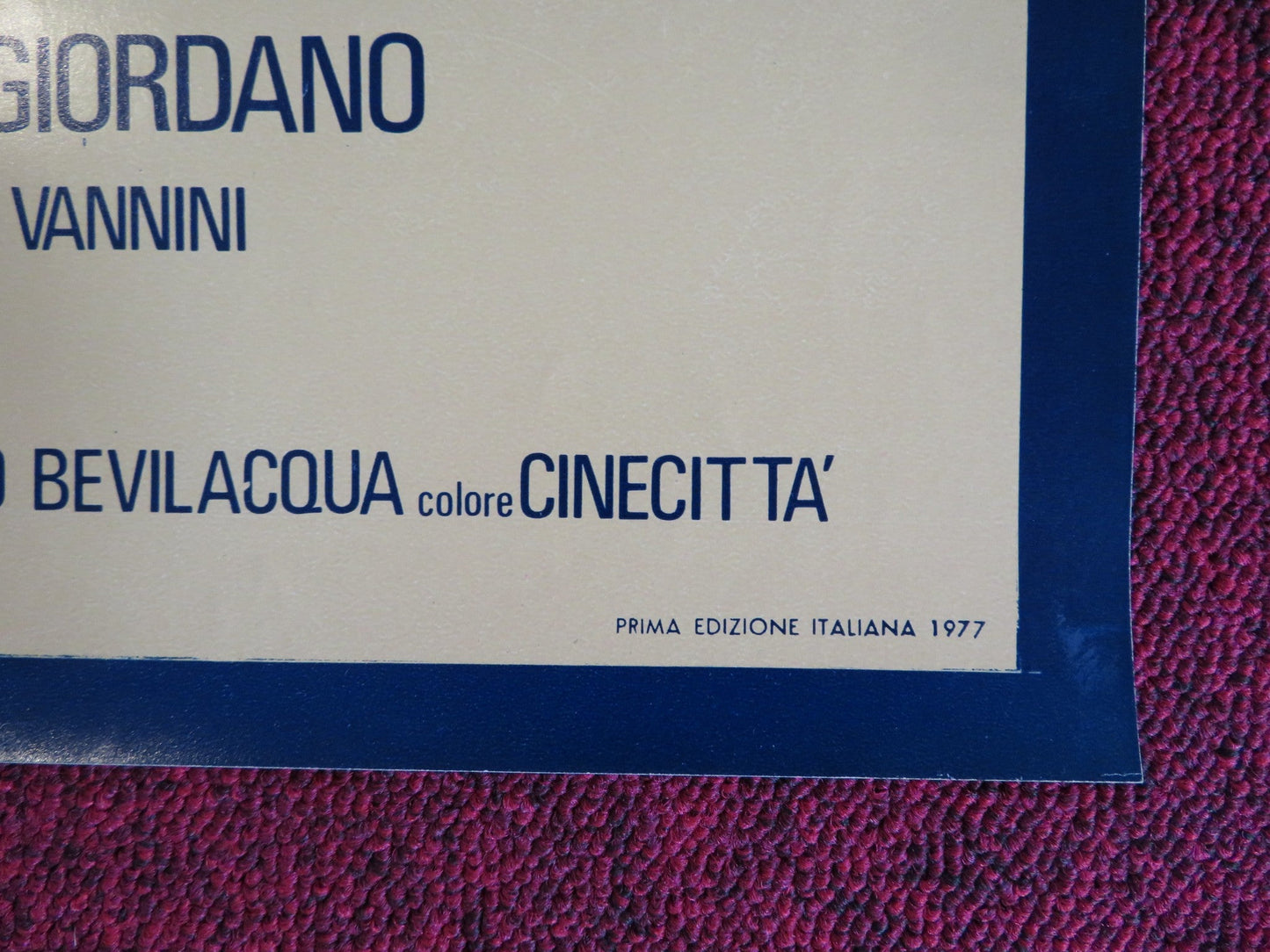 DOVE VOLANO I CORVI D'ARGENTO - A ITALIAN FOTOBUSTA POSTER CORRADO PANI 1977 Rendezvous Cinema Movie posters