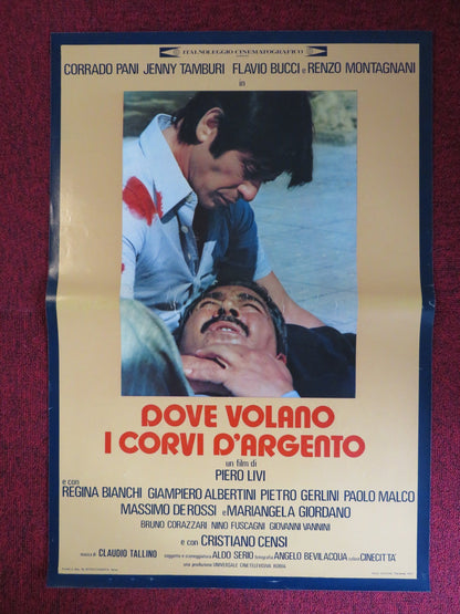 DOVE VOLANO I CORVI D'ARGENTO - A ITALIAN FOTOBUSTA POSTER CORRADO PANI 1977 Rendezvous Cinema Movie posters
