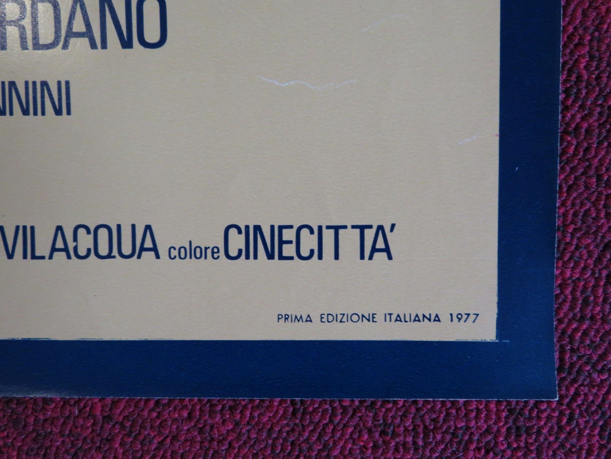 DOVE VOLANO I CORVI D'ARGENTO - B ITALIAN FOTOBUSTA POSTER CORRADO PANI 1977 Rendezvous Cinema Movie posters