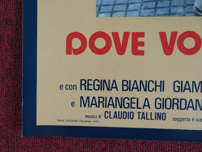 DOVE VOLANO I CORVI D'ARGENTO - D ITALIAN FOTOBUSTA POSTER CORRADO PANI 1977 Rendezvous Cinema Movie posters