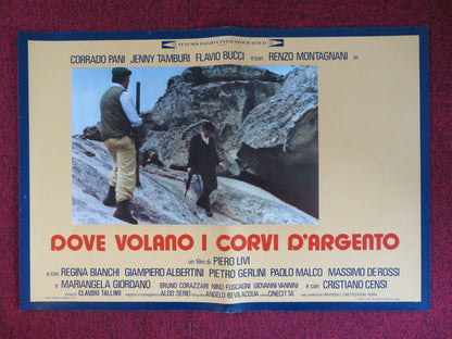 DOVE VOLANO I CORVI D'ARGENTO - G ITALIAN FOTOBUSTA POSTER CORRADO PANI 1977 Rendezvous Cinema Movie posters