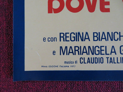 DOVE VOLANO I CORVI D'ARGENTO - G ITALIAN FOTOBUSTA POSTER CORRADO PANI 1977 Rendezvous Cinema Movie posters