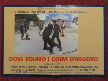 DOVE VOLANO I CORVI D'ARGENTO ITALIAN FOTOBUSTA POSTER CARRADO PANI 1977 Movie posters