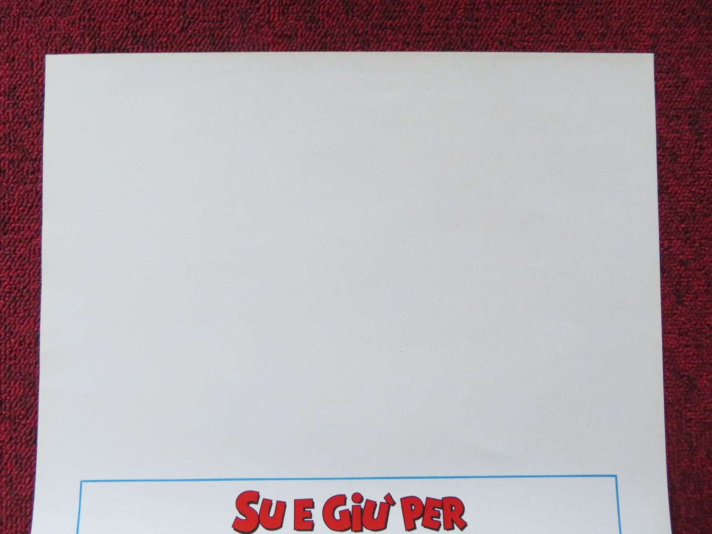 DOWN AND OUT IN BEVERLY HILLS ITALIAN LOCANDINA POSTER NICK NOLTE MIDLER 1986 Rendezvous Cinema Movie posters