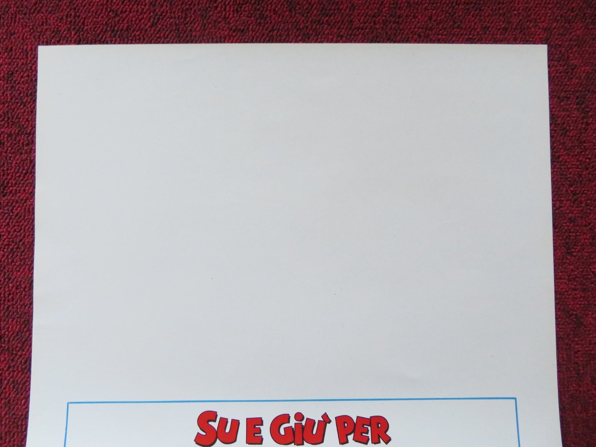 DOWN AND OUT IN BEVERLY HILLS ITALIAN LOCANDINA POSTER NICK NOLTE MIDLER 1986 Rendezvous Cinema Movie posters