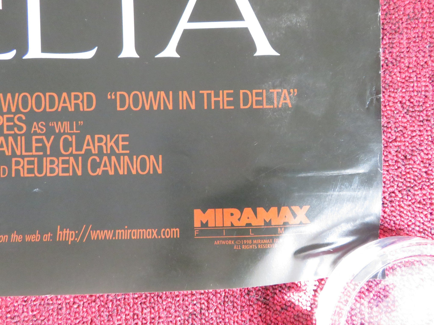 DOWN IN THE DELTA US ONE SHEET ROLLED POSTER ALFRE WOODARD AL FREEMAN JR. 1998 Rendezvous Cinema Movie posters