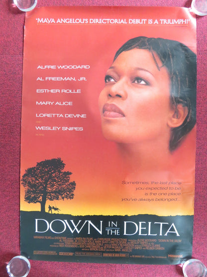 DOWN IN THE DELTA US ONE SHEET ROLLED POSTER ALFRE WOODARD AL FREEMAN JR. 1998 Rendezvous Cinema Movie posters