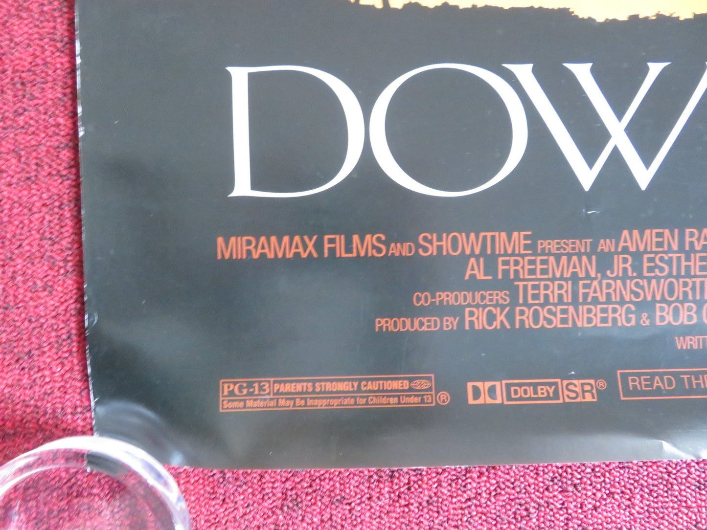 DOWN IN THE DELTA US ONE SHEET ROLLED POSTER ALFRE WOODARD AL FREEMAN JR. 1998 Rendezvous Cinema Movie posters