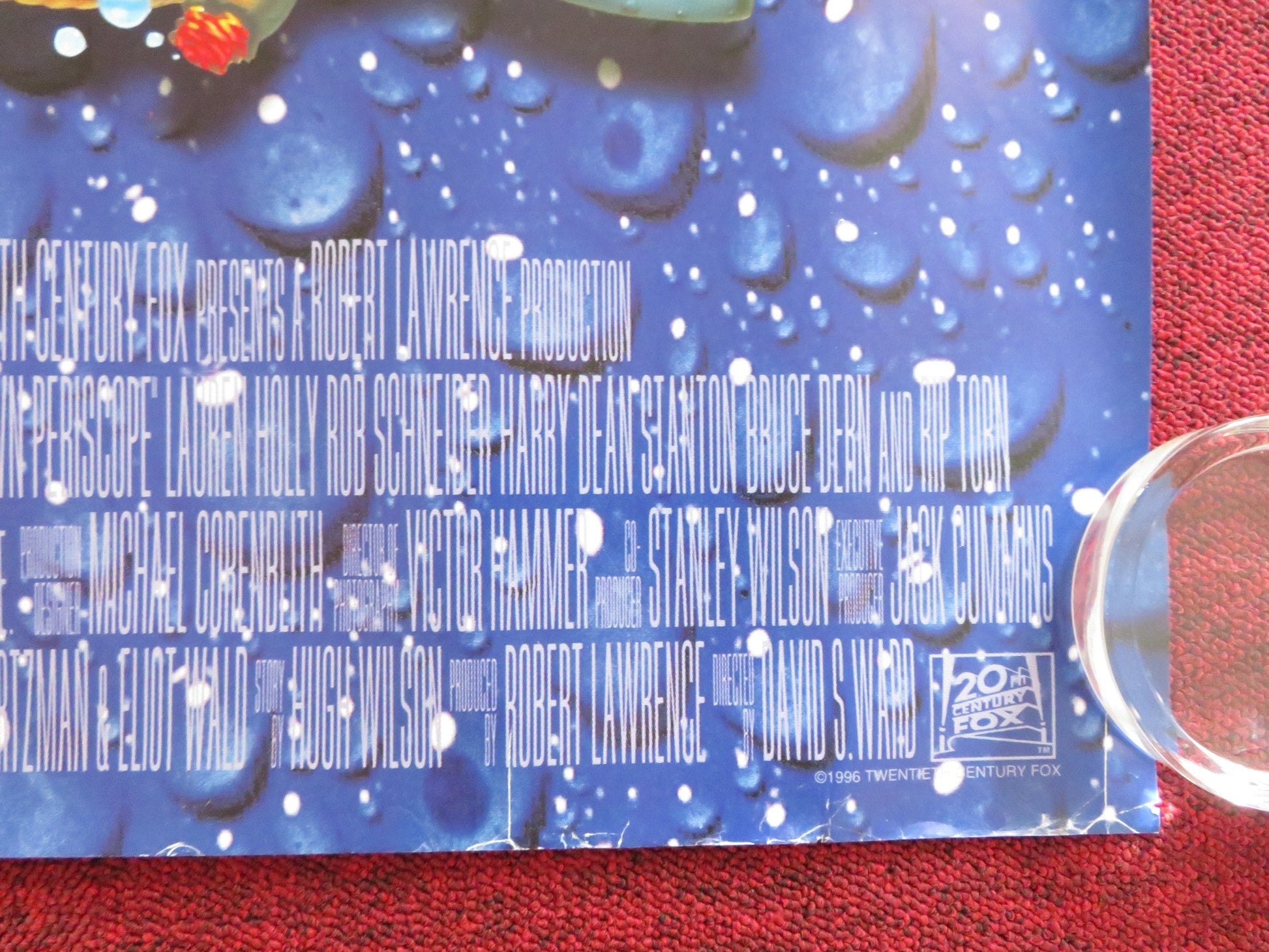 DOWN PERISCOPE UK QUAD (30"x 40") ROLLED POSTER KELSEY GRAMMER LAUREN HOLLY 1996 Rendezvous Cinema Movie posters