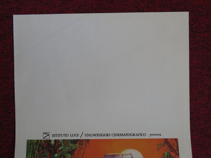 DOWN THERE IN THE JUNGLE ITALIAN LOCANDINA (27.5"x13") POSTER TONY VOGEL 1988 Movie posters