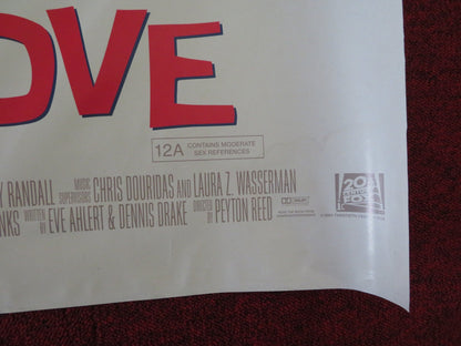 DOWN WITH LOVE UK QUAD (30"x 40") ROLLED POSTER RENEE ZELLWEGER E. MCGREGOR 2003 Rendezvous Cinema Movie posters