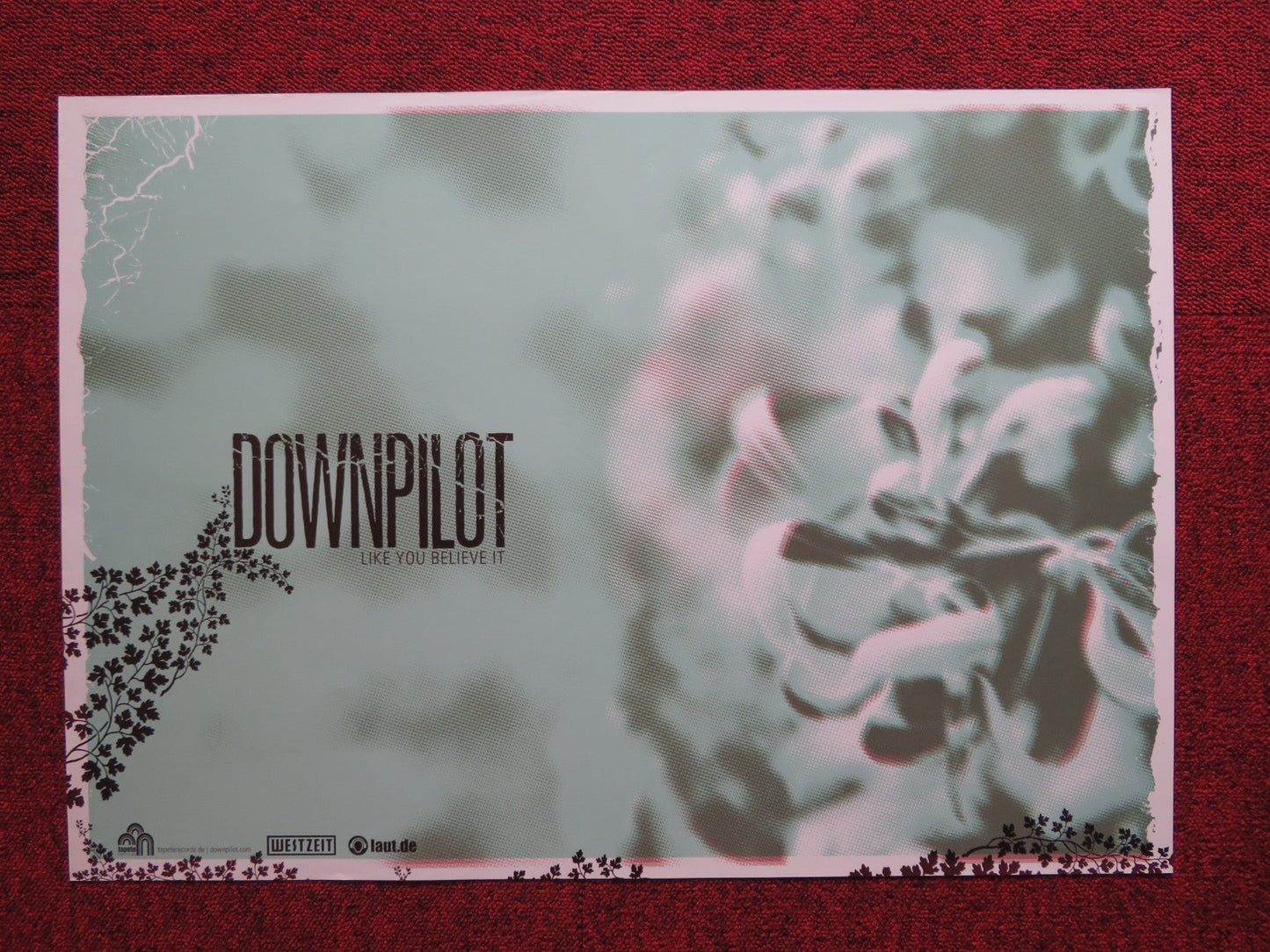 DOWNPILOT LIKE YOU BELIEVE IT GERMAN MUSIC PROMO ALBUM POSTER 2006 Rendezvous Cinema Movie posters