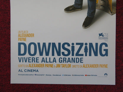 DOWNSIZING ITALIAN LOCANDINA (27"x13") POSTER MATT DAMON C WALTZ 2017 Rendezvous Cinema Movie posters