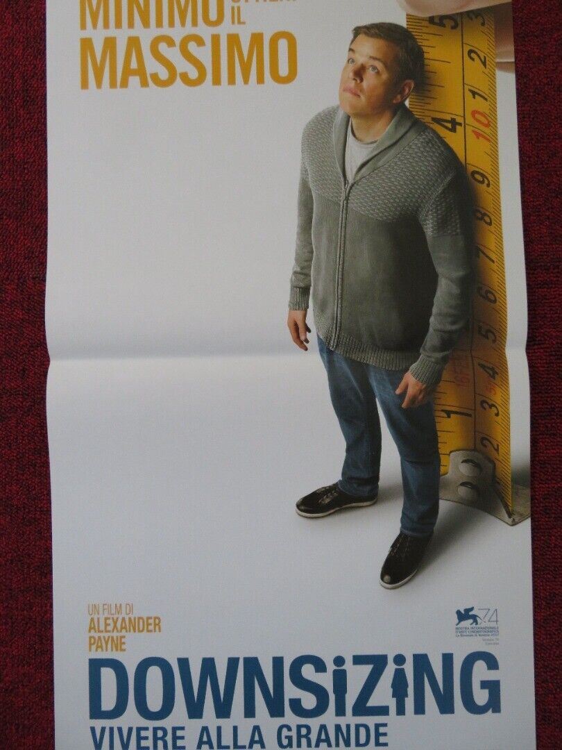 DOWNSIZING ITALIAN LOCANDINA (27"x13") POSTER MATT DAMON C WALTZ 2017 Rendezvous Cinema Movie posters