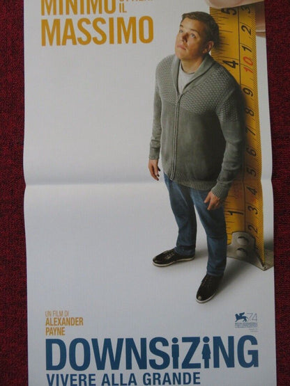 DOWNSIZING ITALIAN LOCANDINA (27"x13") POSTER MATT DAMON C WALTZ 2017 Rendezvous Cinema Movie posters